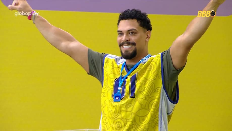 BBB 2025: Vinícius ganha a Prova do Anjo; veja quem está no monstro e poderá ir para o paredão