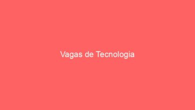 Vagas de Tecnologia