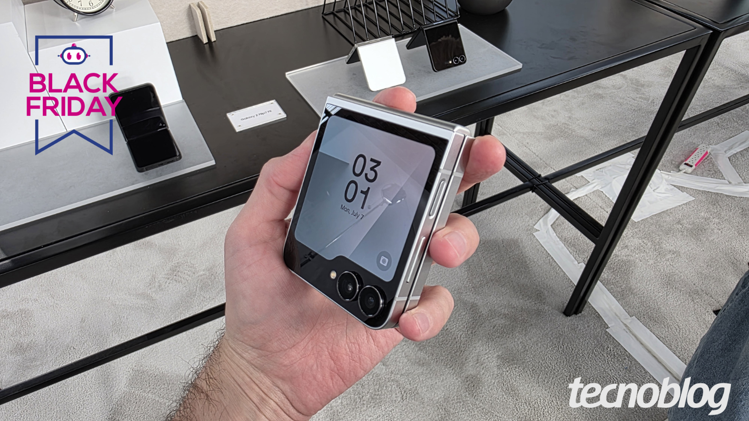 Galaxy Z Flip 7 FE tem 50% OFF em oferta imbatível • Tecnoblog