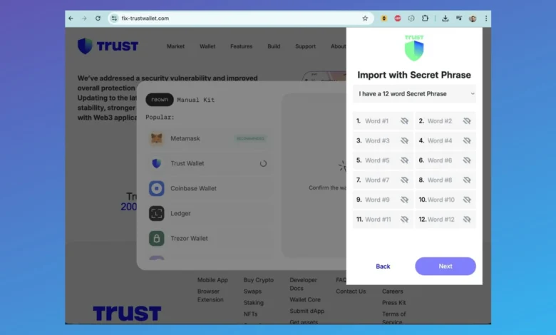 Ataque à Trust Wallet no Chrome gera prejuízo de R$ 33 milhões e alerta usuários