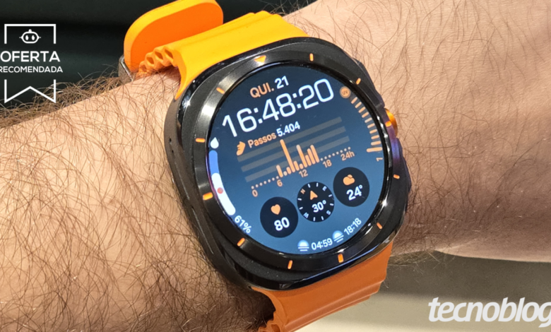 Galaxy Watch Ultra está 55% mais barato na Amazon • Tecnoblog
