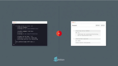 Comparação entre o Debian bug tracker operado por comandos via e-mail e uma proposta de interface web moderna para gerenciar bugs.