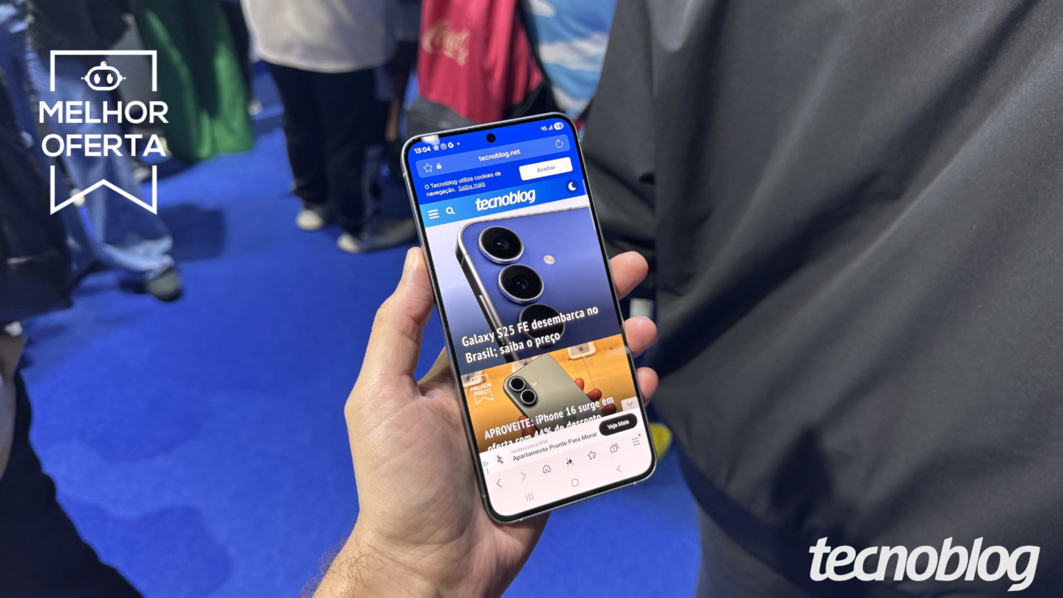 Galaxy S25 FE fica 42% mais barato na semana do Galaxy Unpacked 2026 • Tecnoblog
