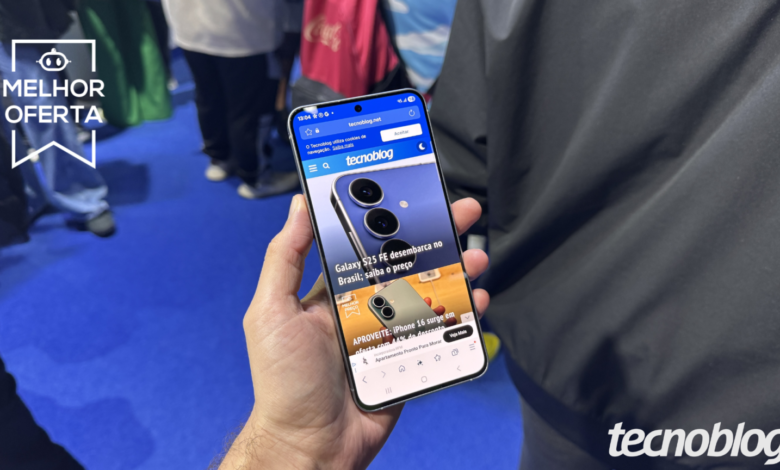Galaxy S25 FE atinge menor preço histórico com cupom no Mês do Consumidor • Tecnoblog